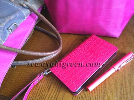 皮革製スマホカバー